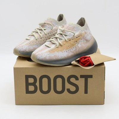 FZ1269 adidas Yeezy Boost 380 Pepper Light Grey Beige Red Sand Brown (Men's)