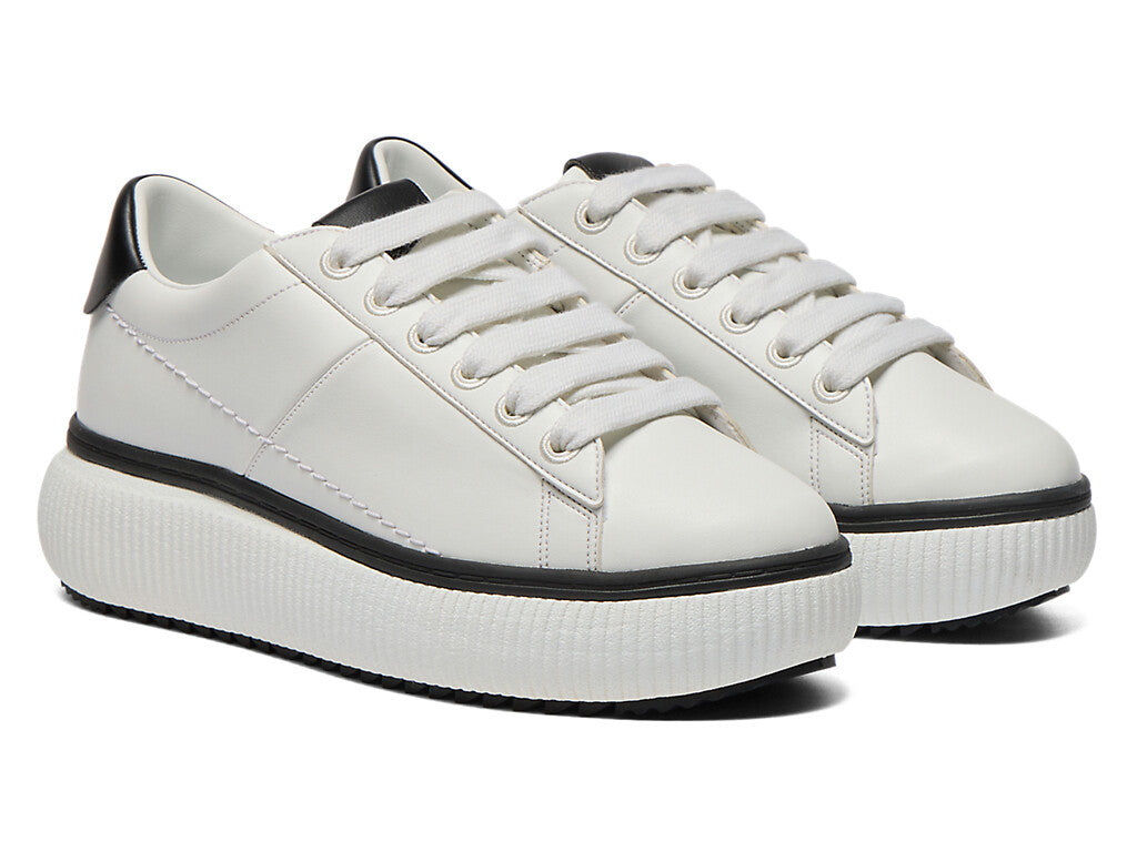 1182A636-100 Onitsuka Tiger Women's Otiger Court White Black (Women's)