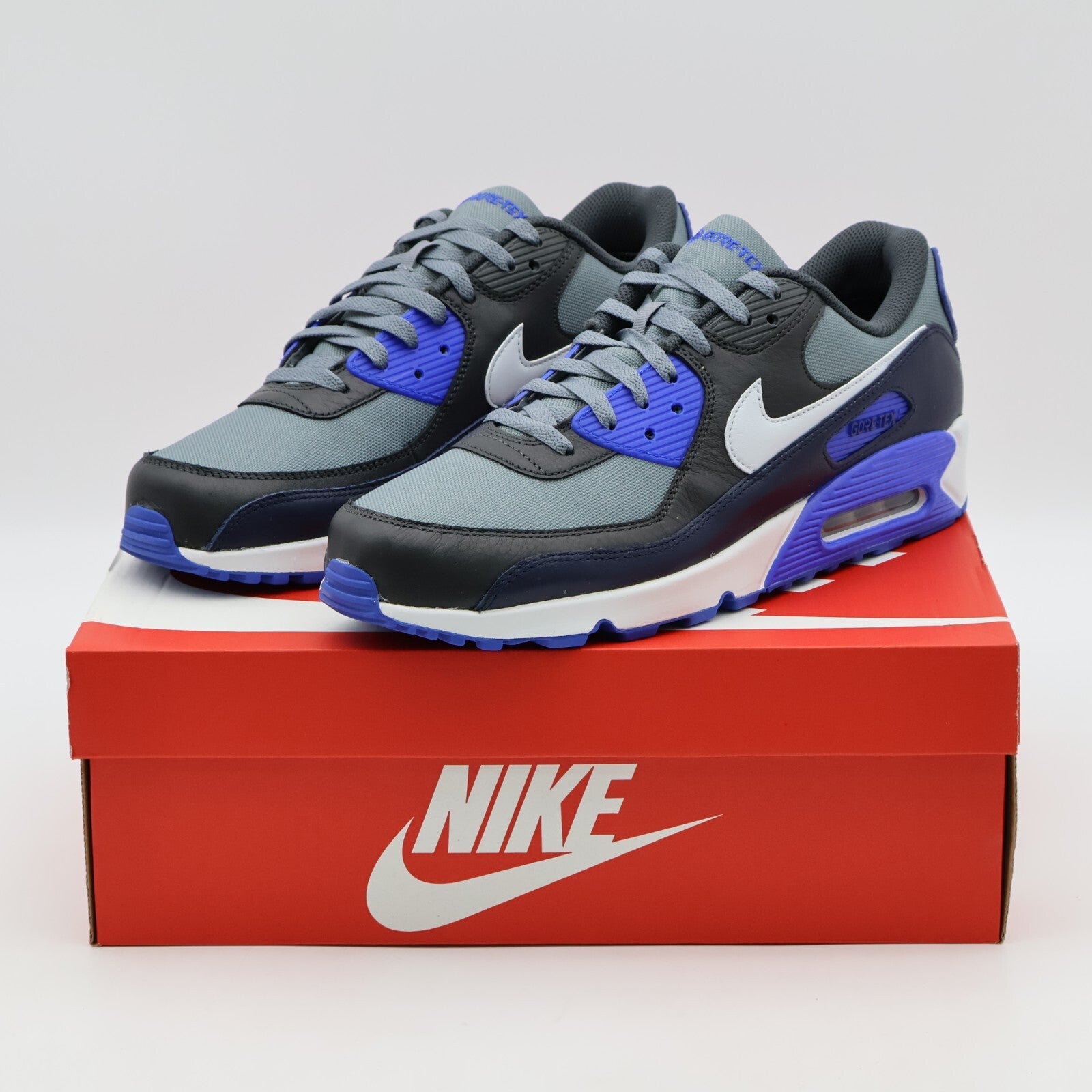FD5810-003 Nike Air Max 90 GORE-TEX Cool Grey Anthracite Obsidian Pure (Men's)