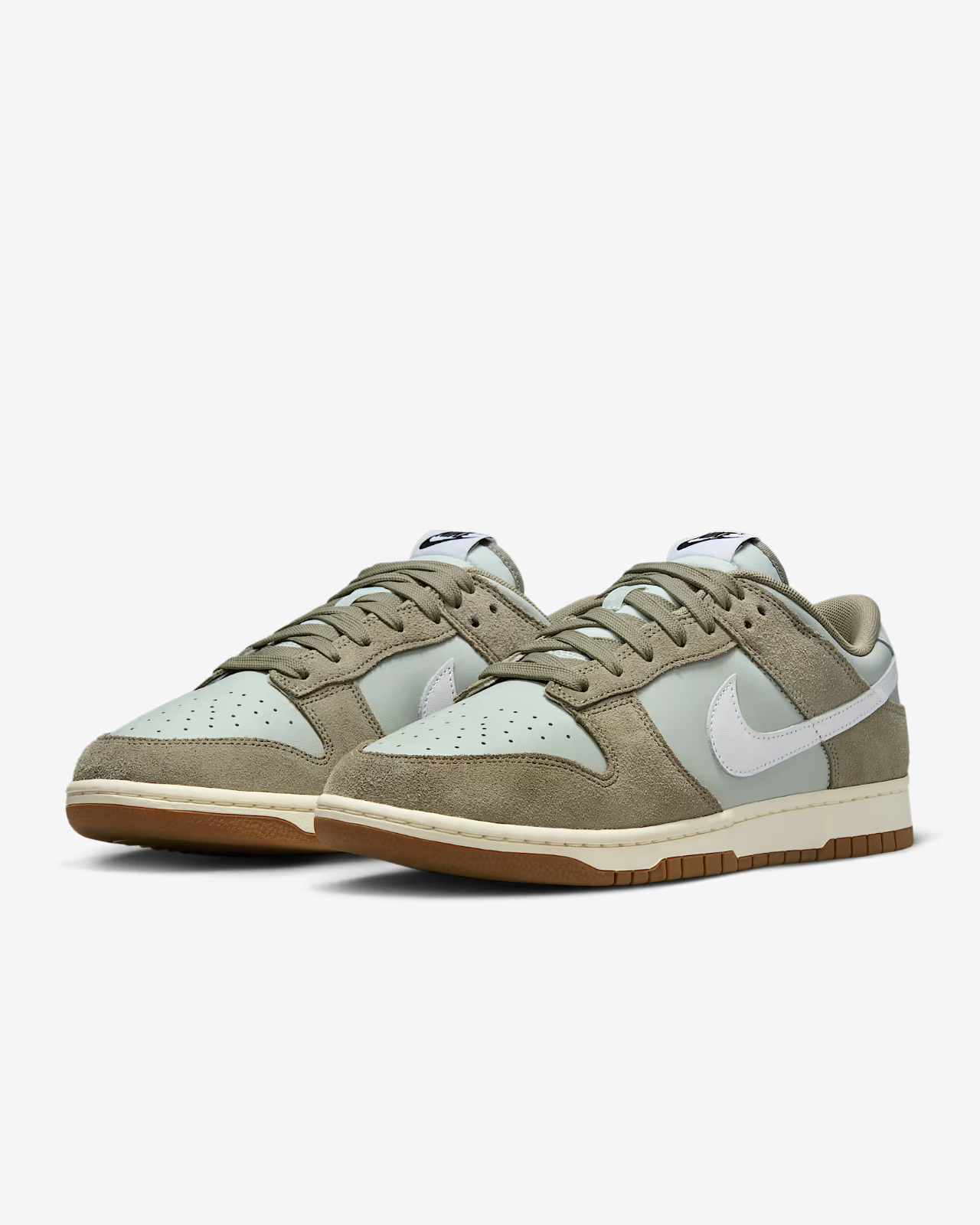 IB6399-002 Nike Dunk Low Retro SE Light Silver Light Army Sail White (Men's)