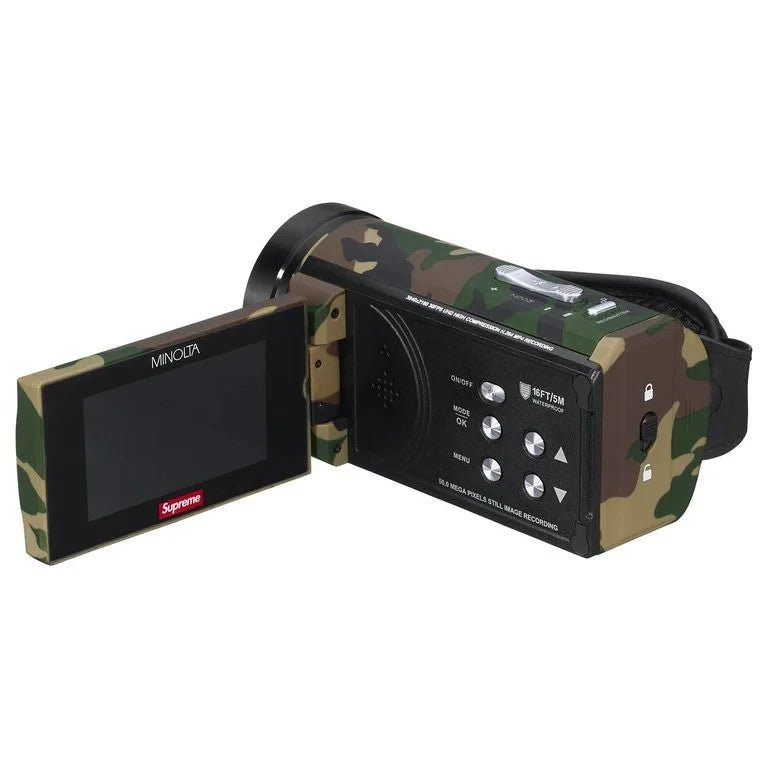 Supreme x Minolta MN4K300WP Waterproof Camcorder Woodland Camo