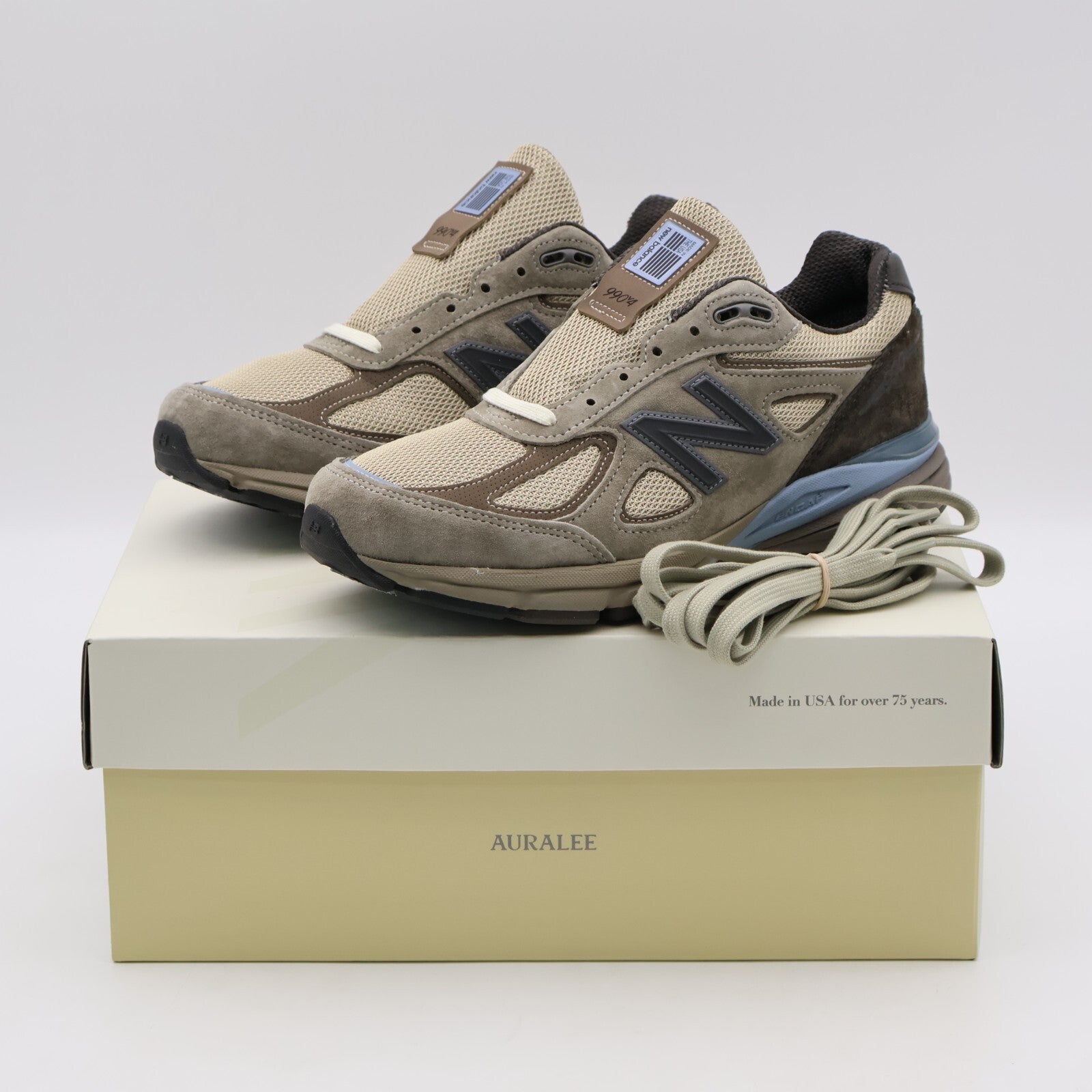 U990AR4 AURALEE New Balance 990V4 Taupe (Men's)