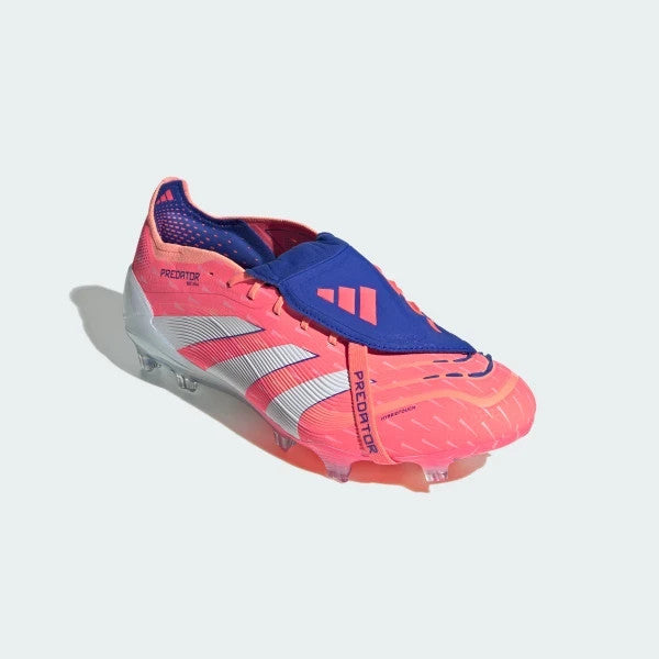 JI1093 adidas Predator Elite Fold-Over Tongue FG Signal Coral Cloud White (Men's