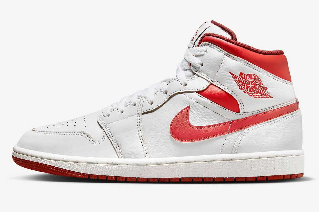 FJ3458-160 Nike Air Jordan 1 Mid SE Dune Red (Men's)