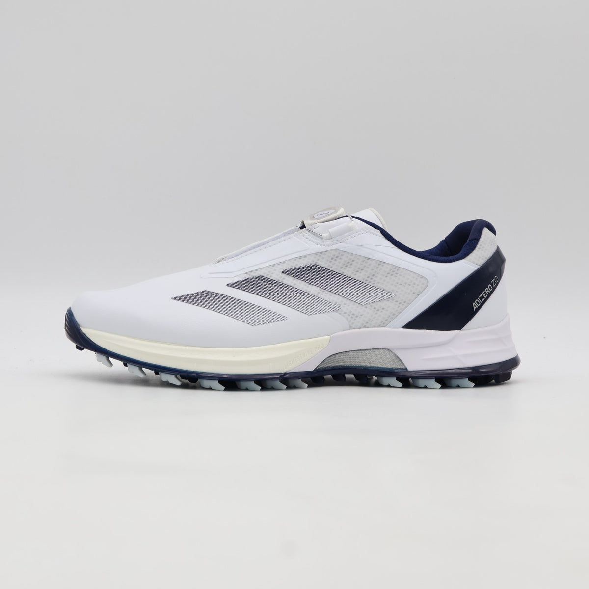 JS1767 adidas Adizero ZG Lo Boa Spikeless Golf Cloud White Night Indigo (Men's)