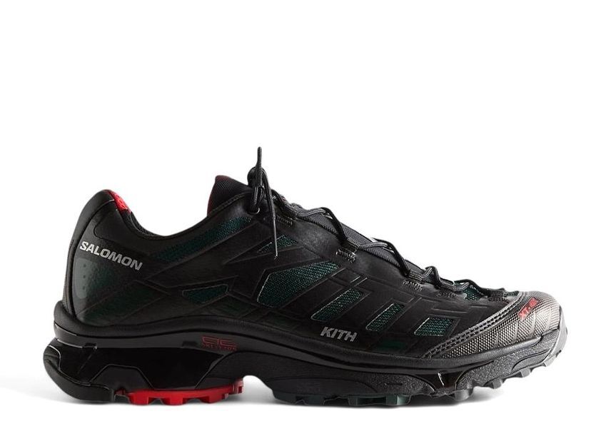 L47772300 KITH Salomon XT-4K Black Scarab Fiery Red (Men's)