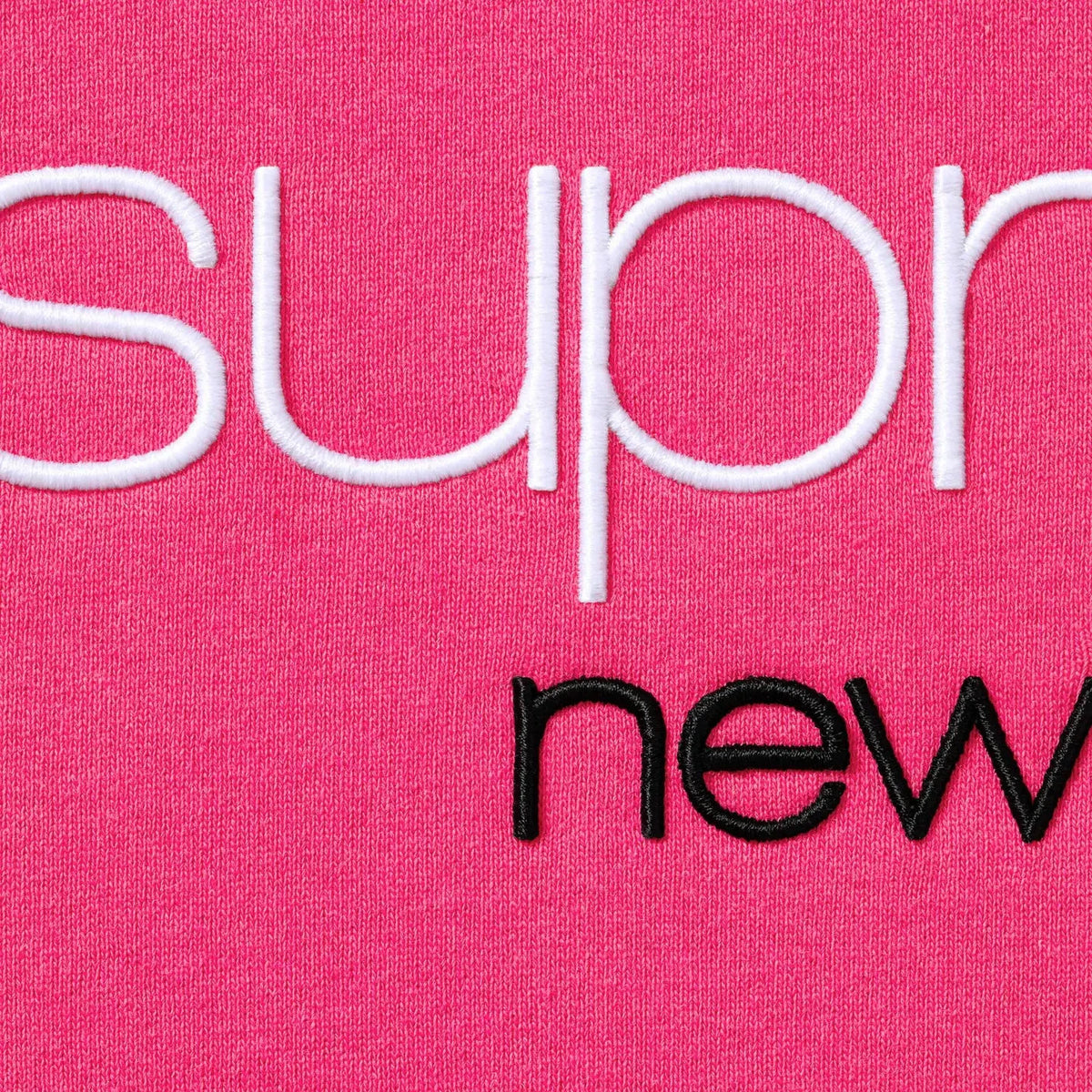 Supreme Classic Logo Hooded Sweatshirt Bright Fuchsia