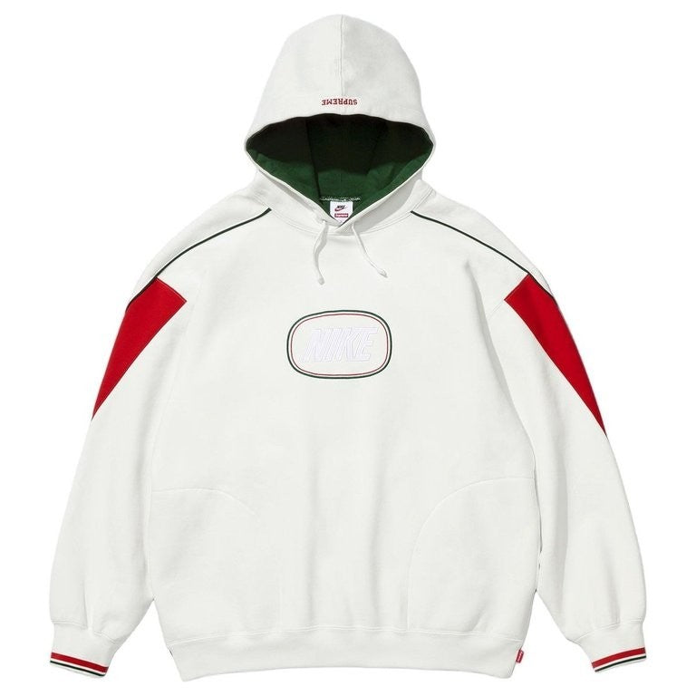 Supreme x Nike Hooded Sweatshirt White