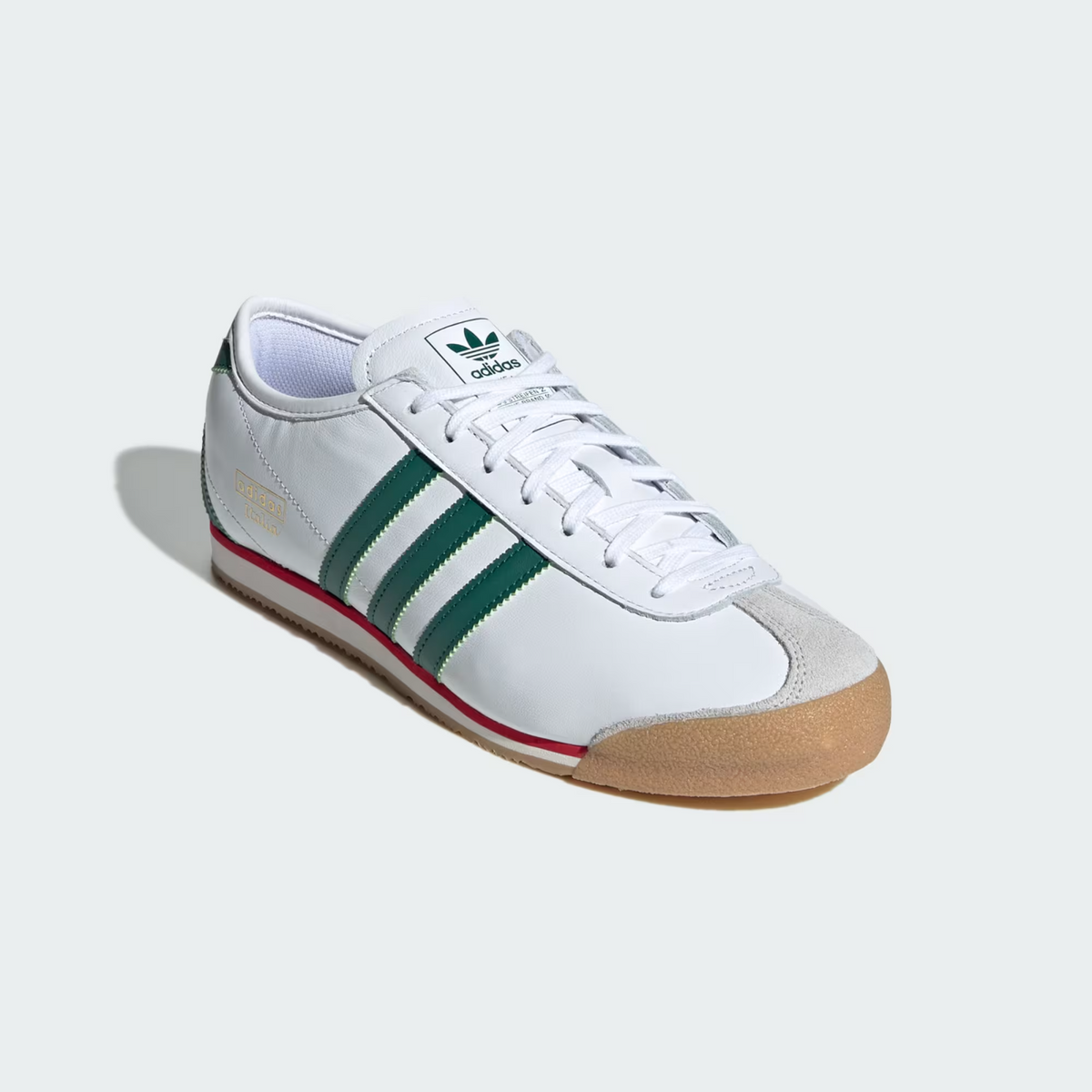 JS1325 adidas Originals Italia 70s Cloud White Collegiate Green Gum (Men's)