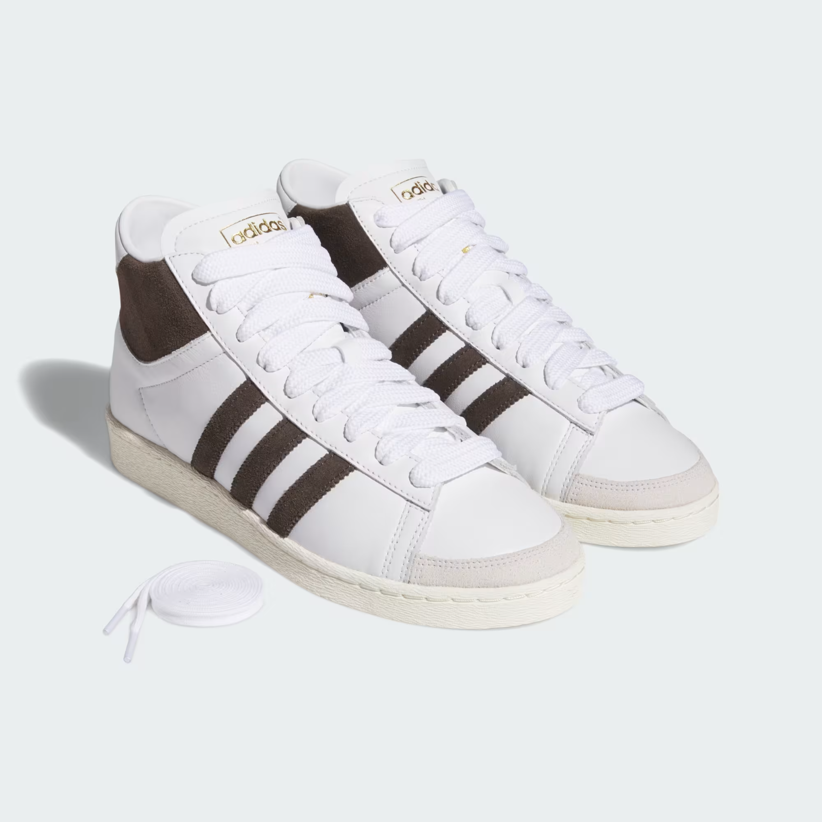 JP6497 adidas Jabbar Hi Cloud White Aurora Coffee (Men's)