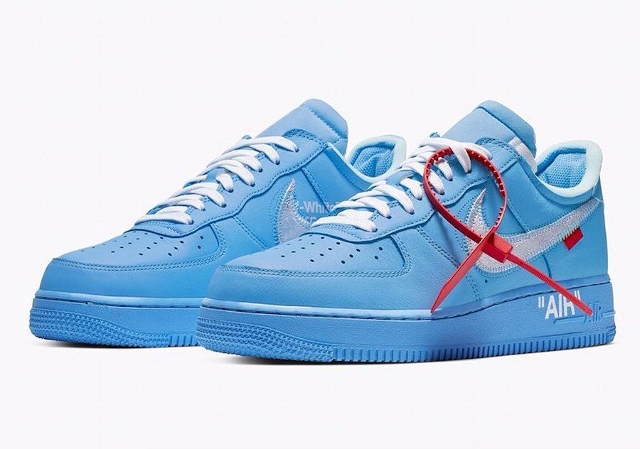 CI1173-400 Off-White à Nike Air Force 1 Low MCA University Blue (Men's)
