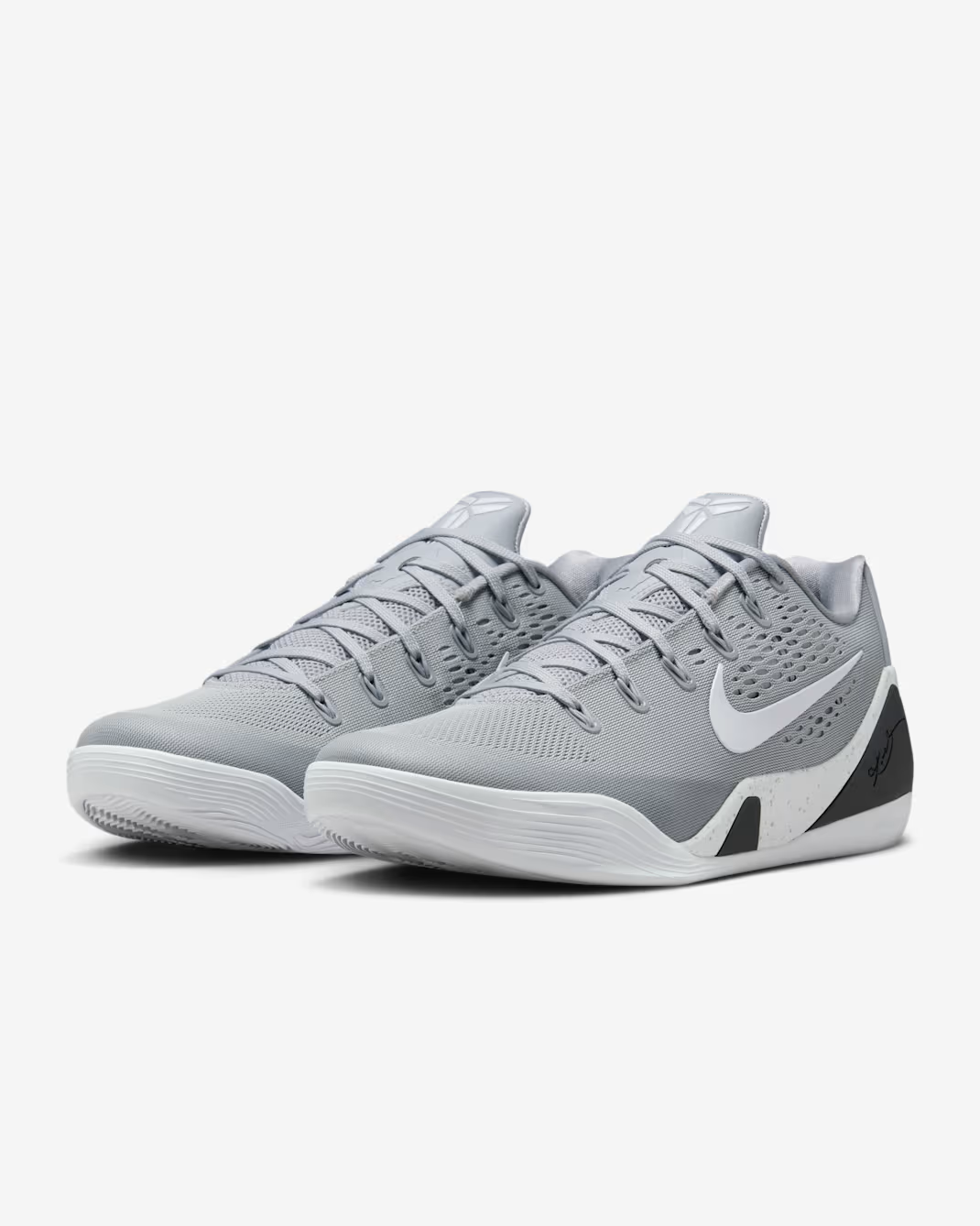 IH1401-001 Nike Kobe 9 Elite Low EM Protro Wolf Grey White (Men's)