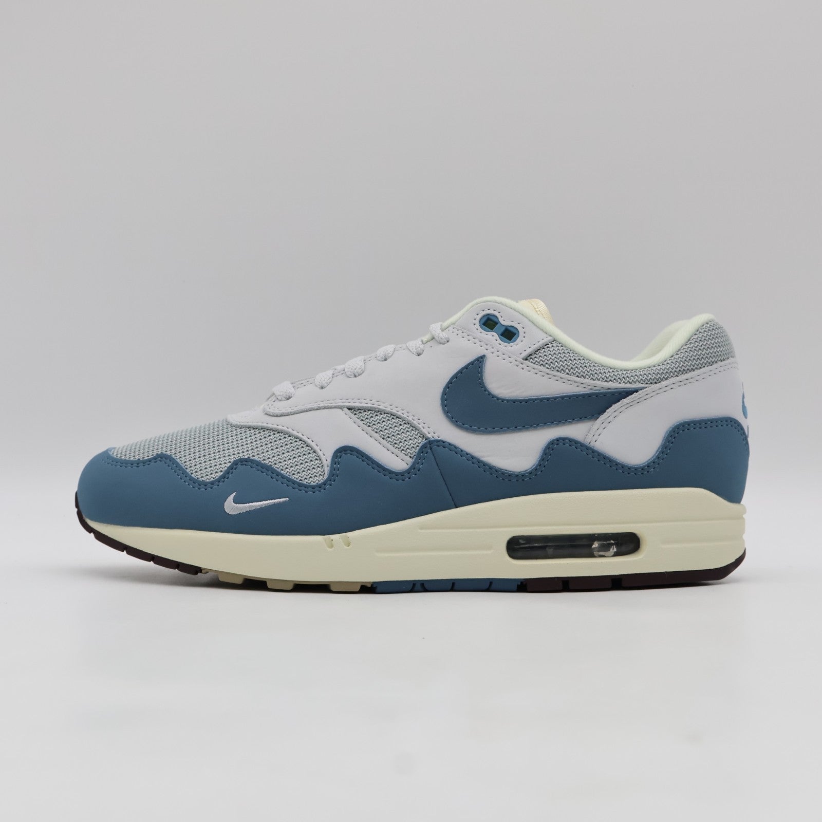 DH1348-004 Nike Air Max 1 Patta Waves Noise Aqua Metallic Silver Pure Platinum