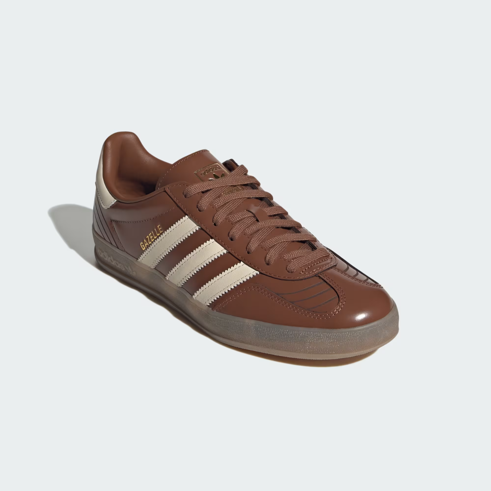 IH9680 Adidas Gazelle Indoor "Preloved Brown/Wonder White" (Men's)