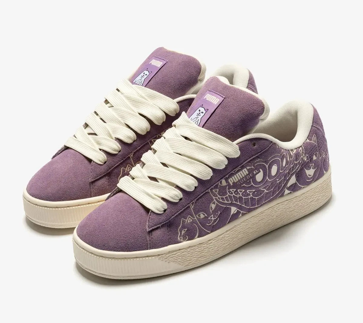 403651-01 RIPNDIP Puma Suede XL Raisin Warm White (Men's)