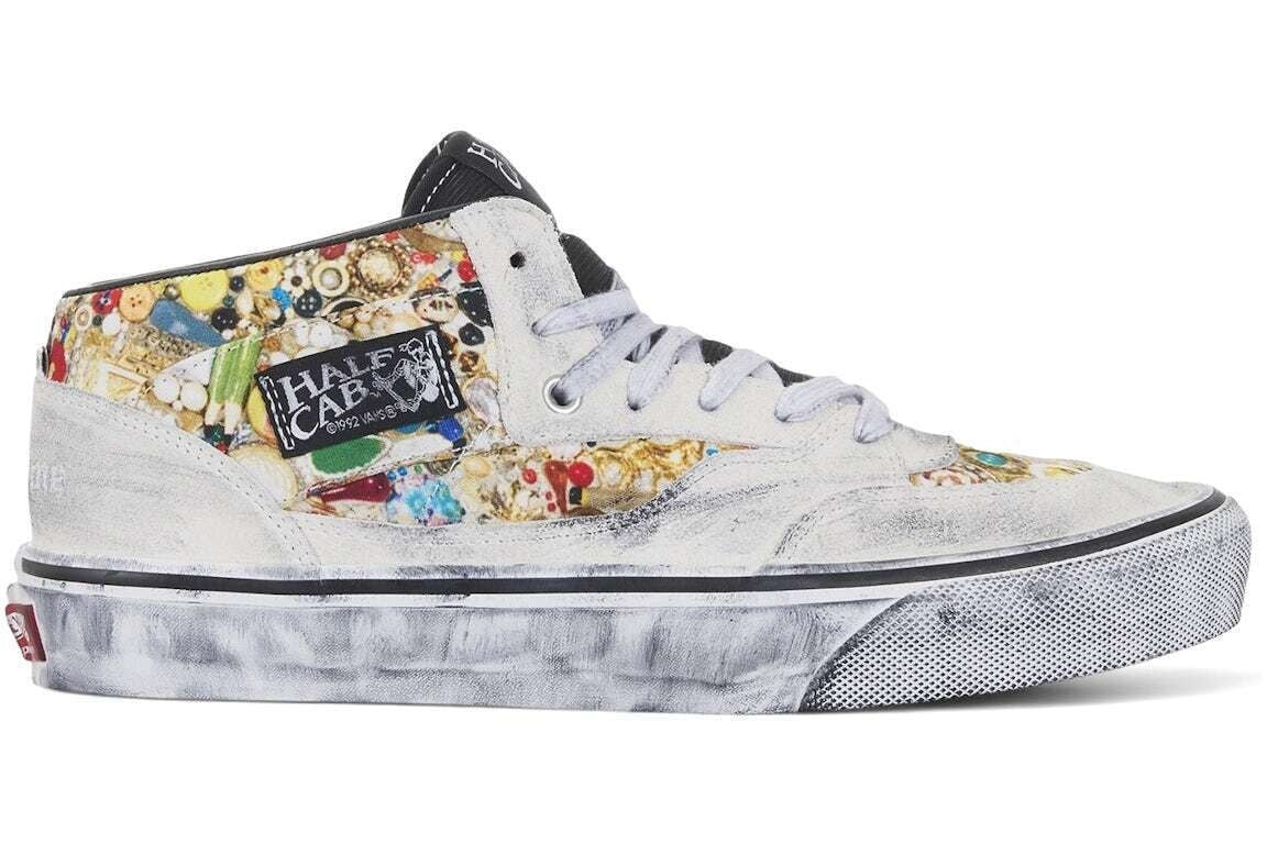 VN00112HNTR Supreme à Mike Kelley à Vans Half Cab "White" (26SS Week8)
