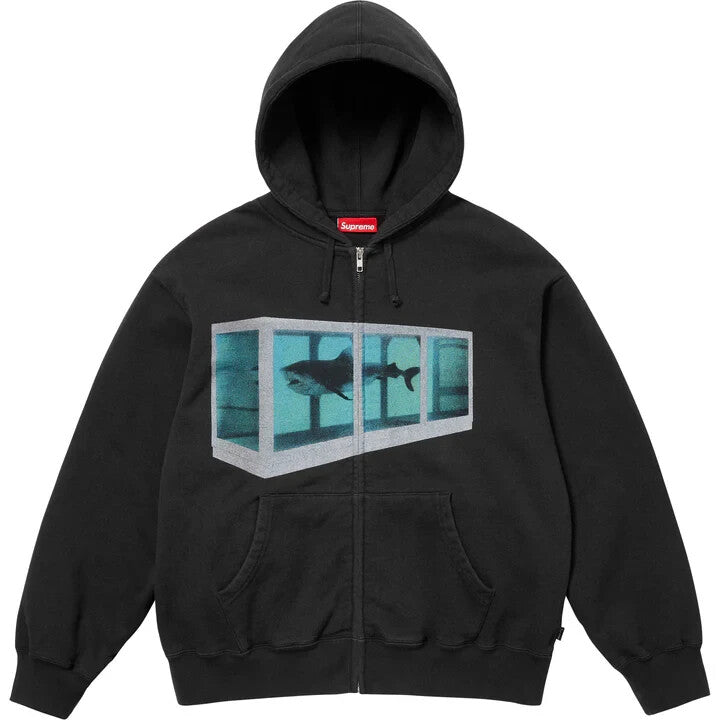 Supreme Damien Hirst Zip Up Hooded Sweatshirt Black