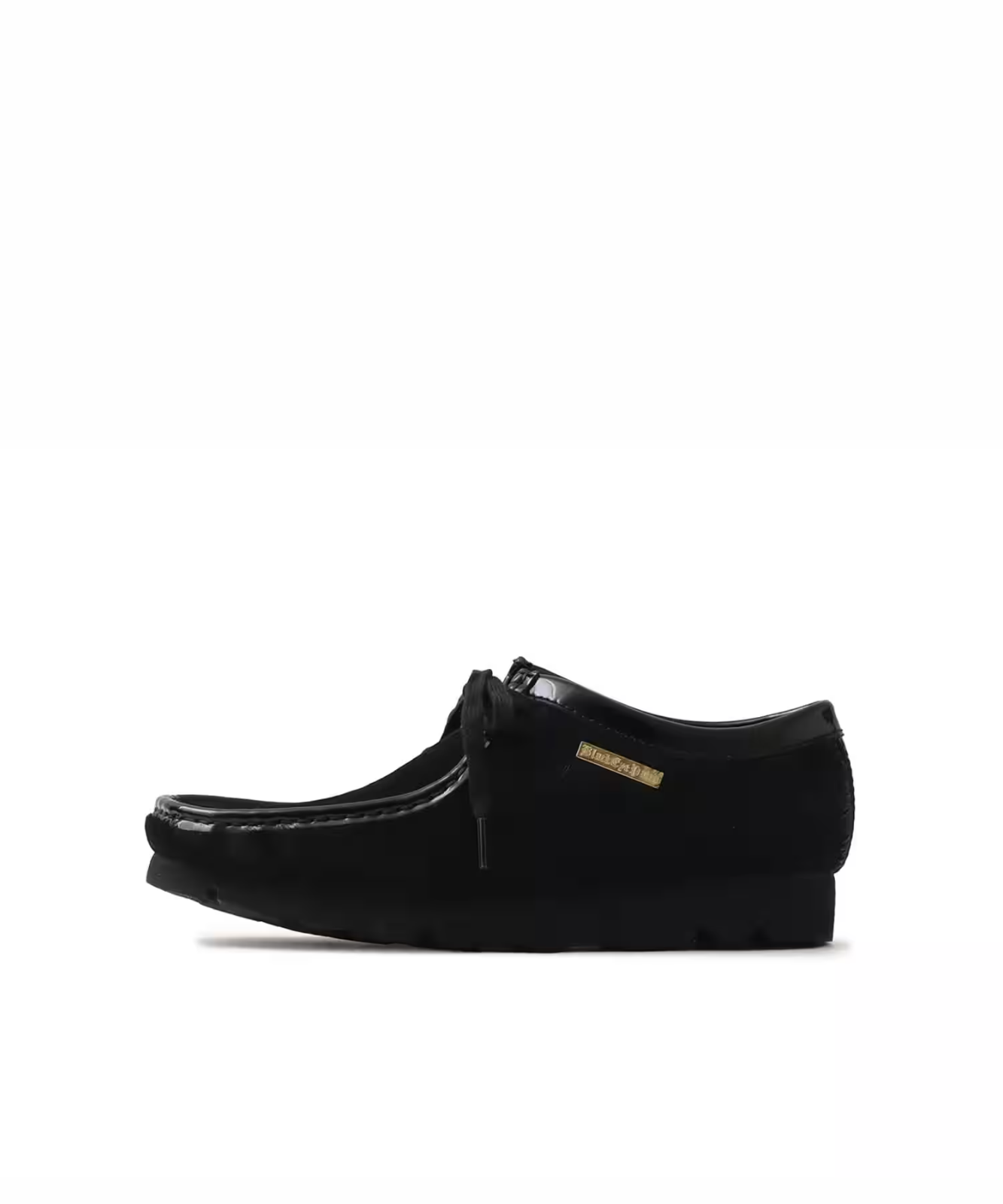 26187743 atmos BlackEyePatch Clarks Wallabee Black Hair (Men's)