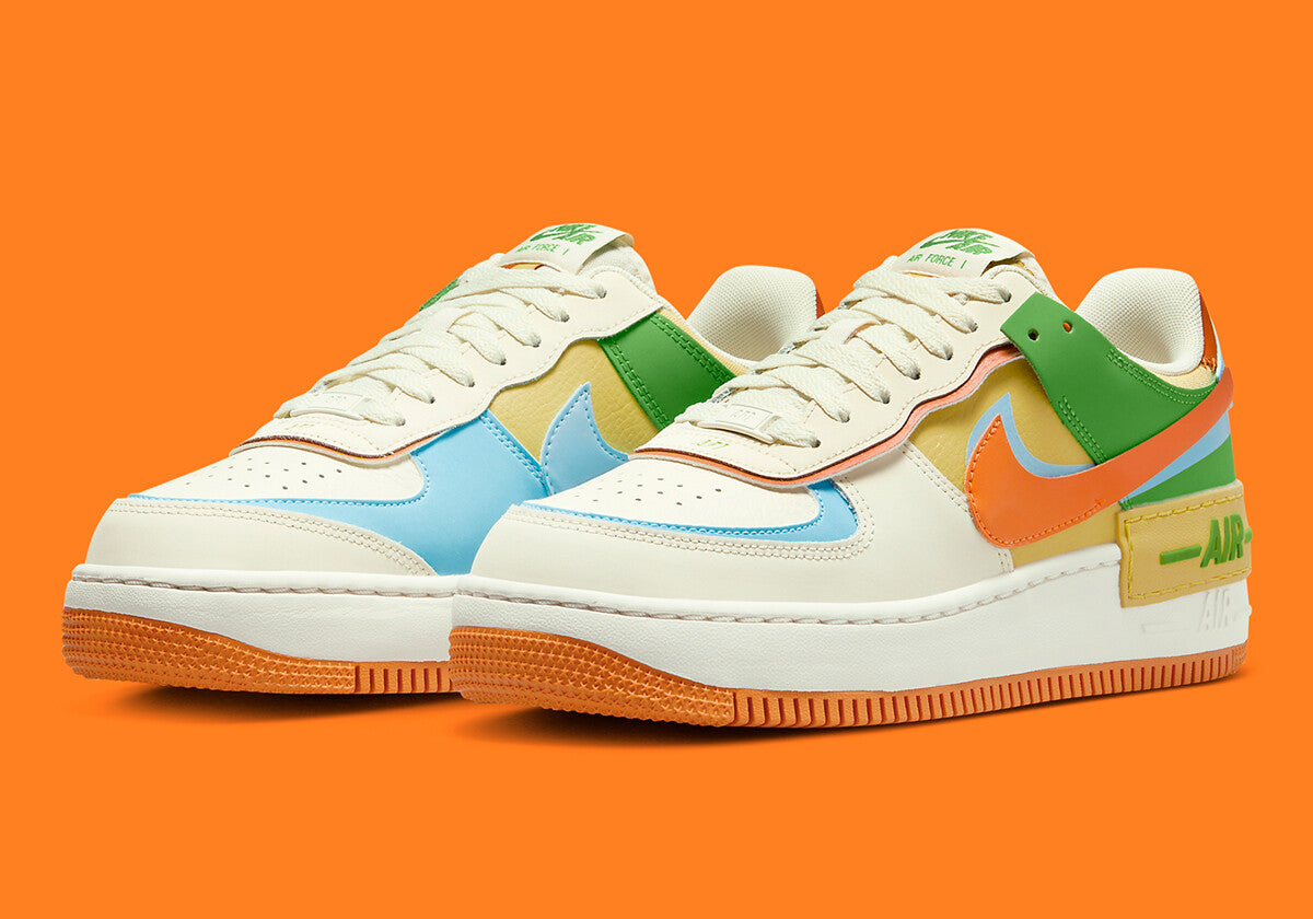 DZ1847-103 Nike Air Force 1 Shadow Coconuts Milk Saturn Gold Monarch (Women's)