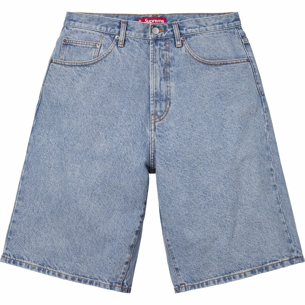Supreme Baggy Denim Short (26SS) Washed Indigo
