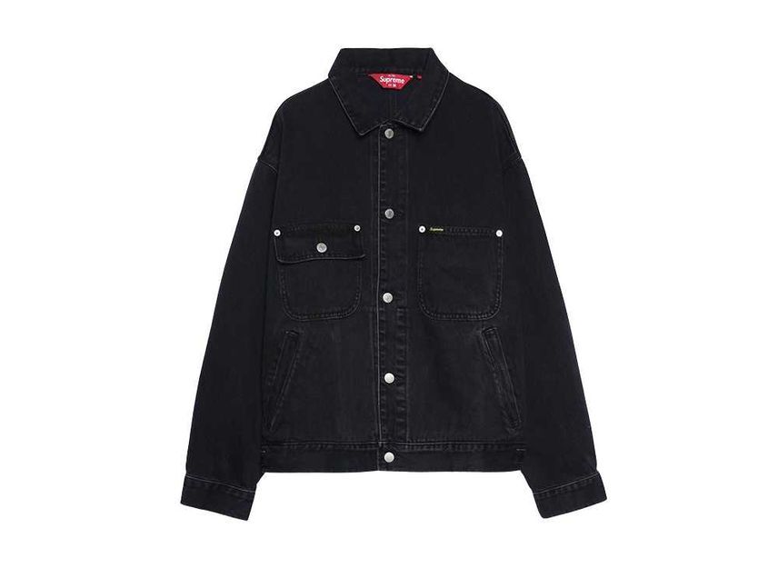 Supreme Denim Chore Trucker Jacket Black
