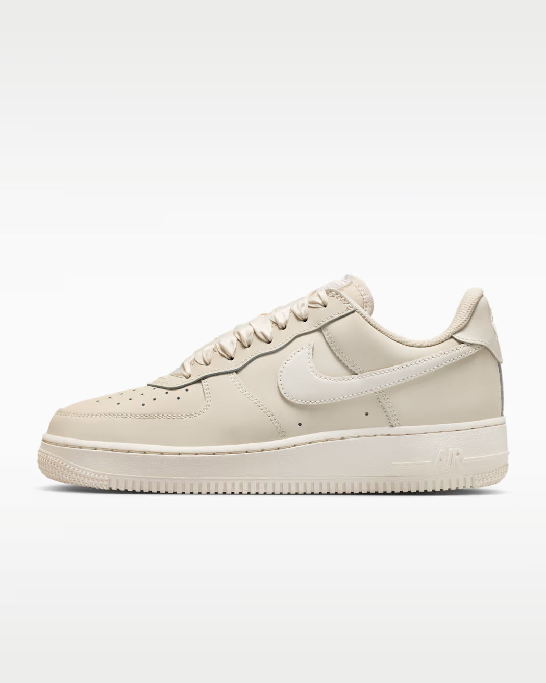 IR0871-100 Nike Air Force 1 Low Ribbon Lace Oatmeal (Women's)