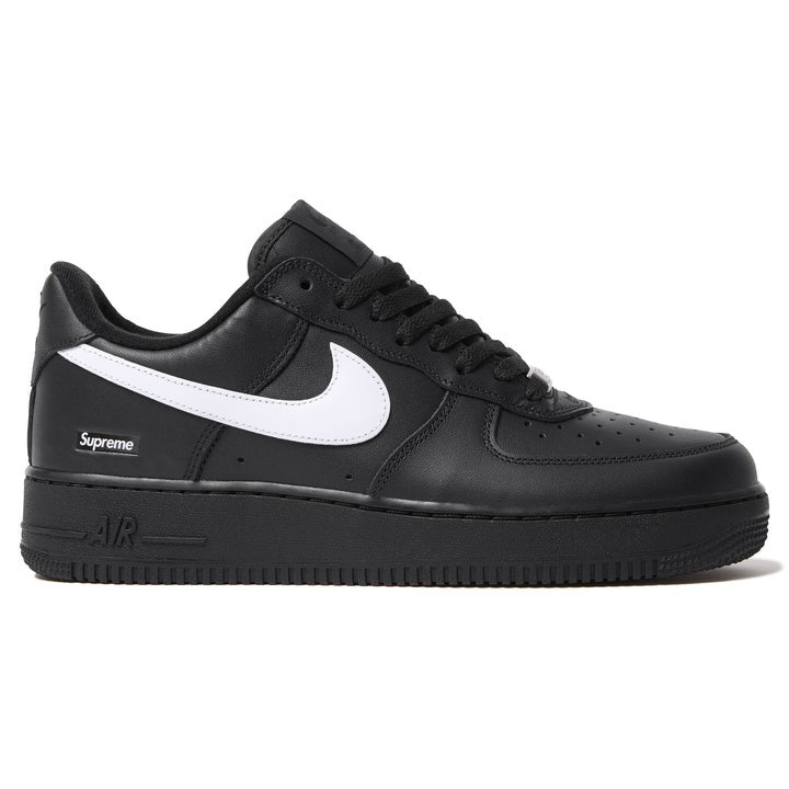 CU9225-002 Supreme Nike Air Force 1 Low Black White 25FW Week4 (Men's)