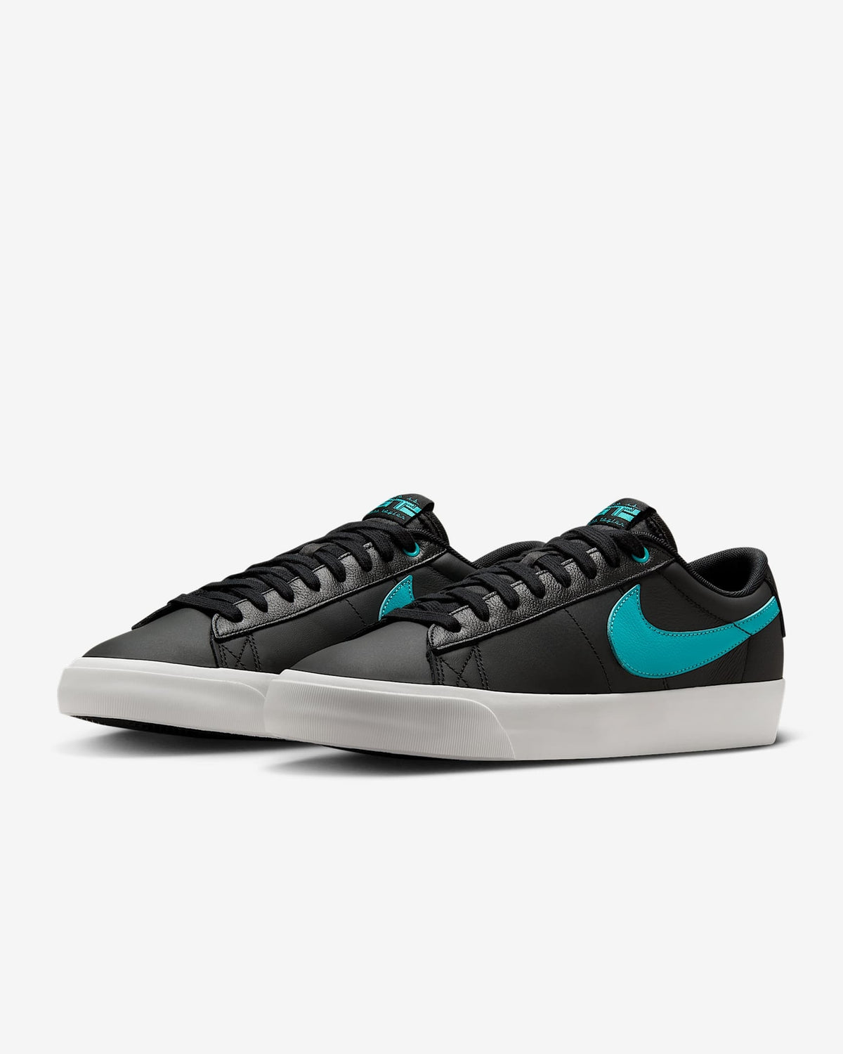 DV1226-001 Nike SB Blazer Low Pro GT Black Black Summit White Dusty (Men's)