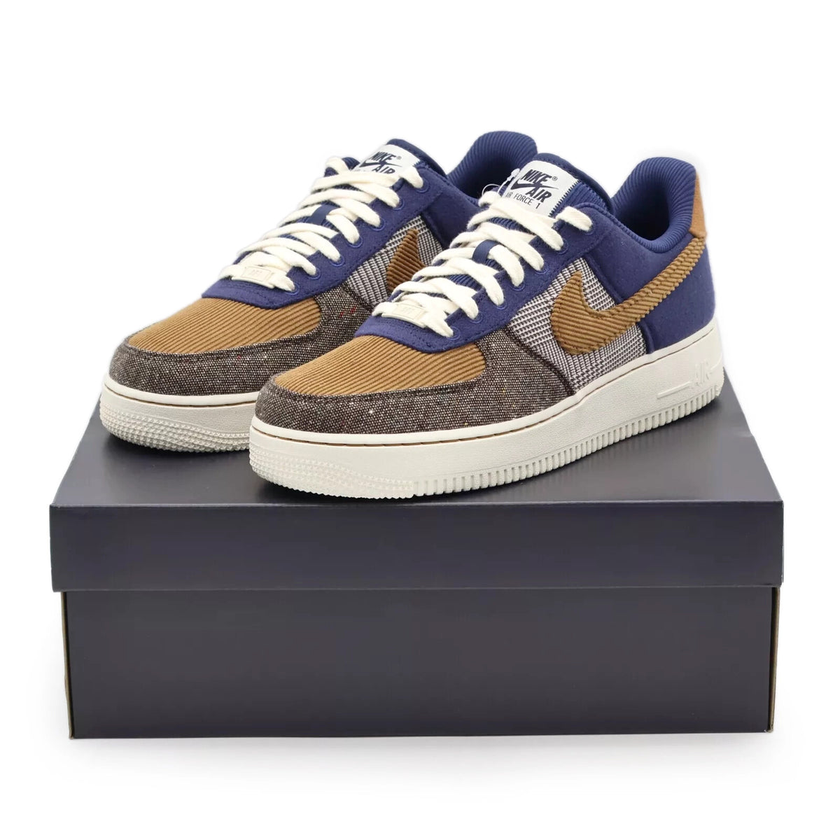 FQ8744-410 Nike Air Force 1 Low â07 PRM Winter Ale Brown and Midnight (Men's)