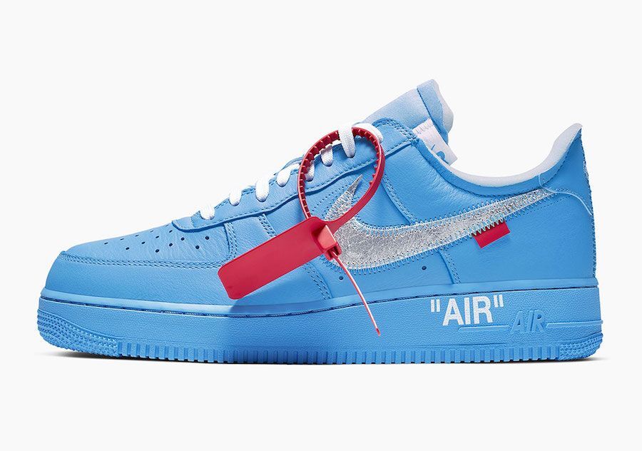 CI1173-400 Off-White à Nike Air Force 1 Low MCA University Blue (Men's)