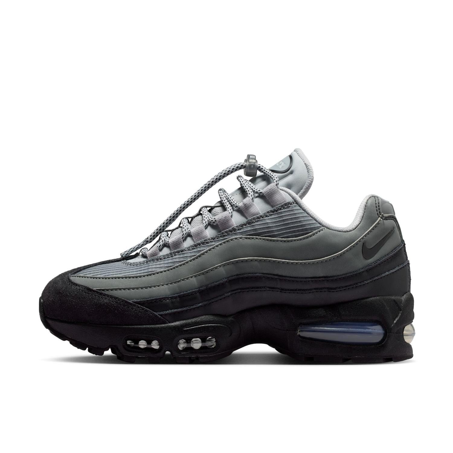 IM9637-001 Nike Air Max 95 Big Bubble SE "Black/Smoke Grey" (Women's)