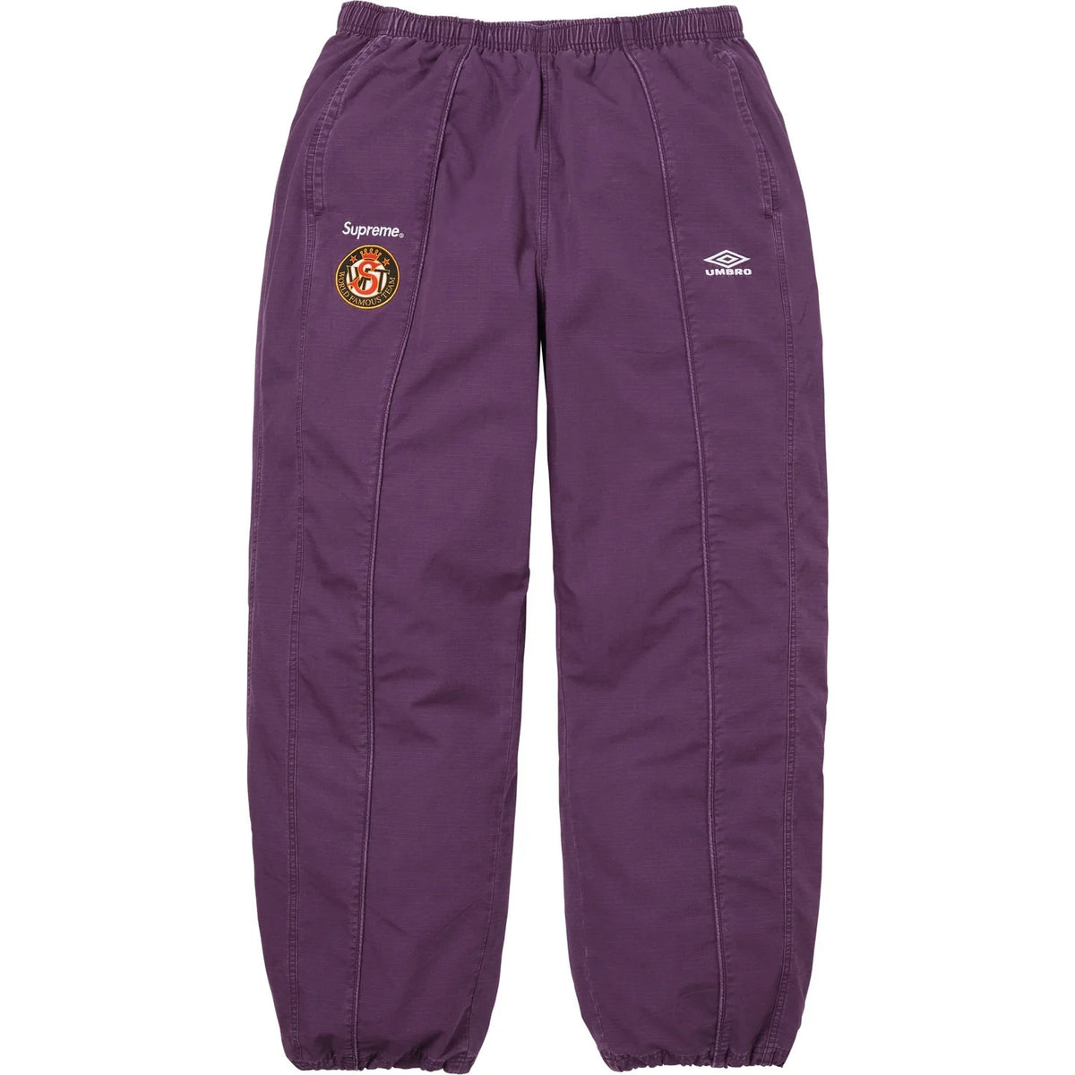 Supreme Umbro Cotton Ripstop Track Pant (26SS) Plum