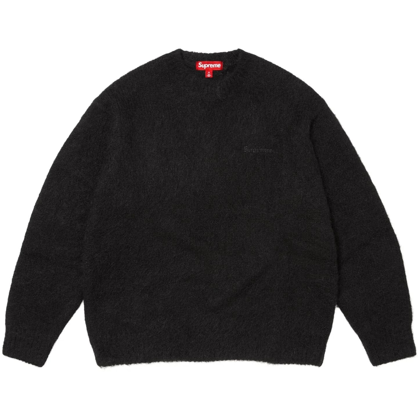 Supreme Brushed Mohair Sweater Black