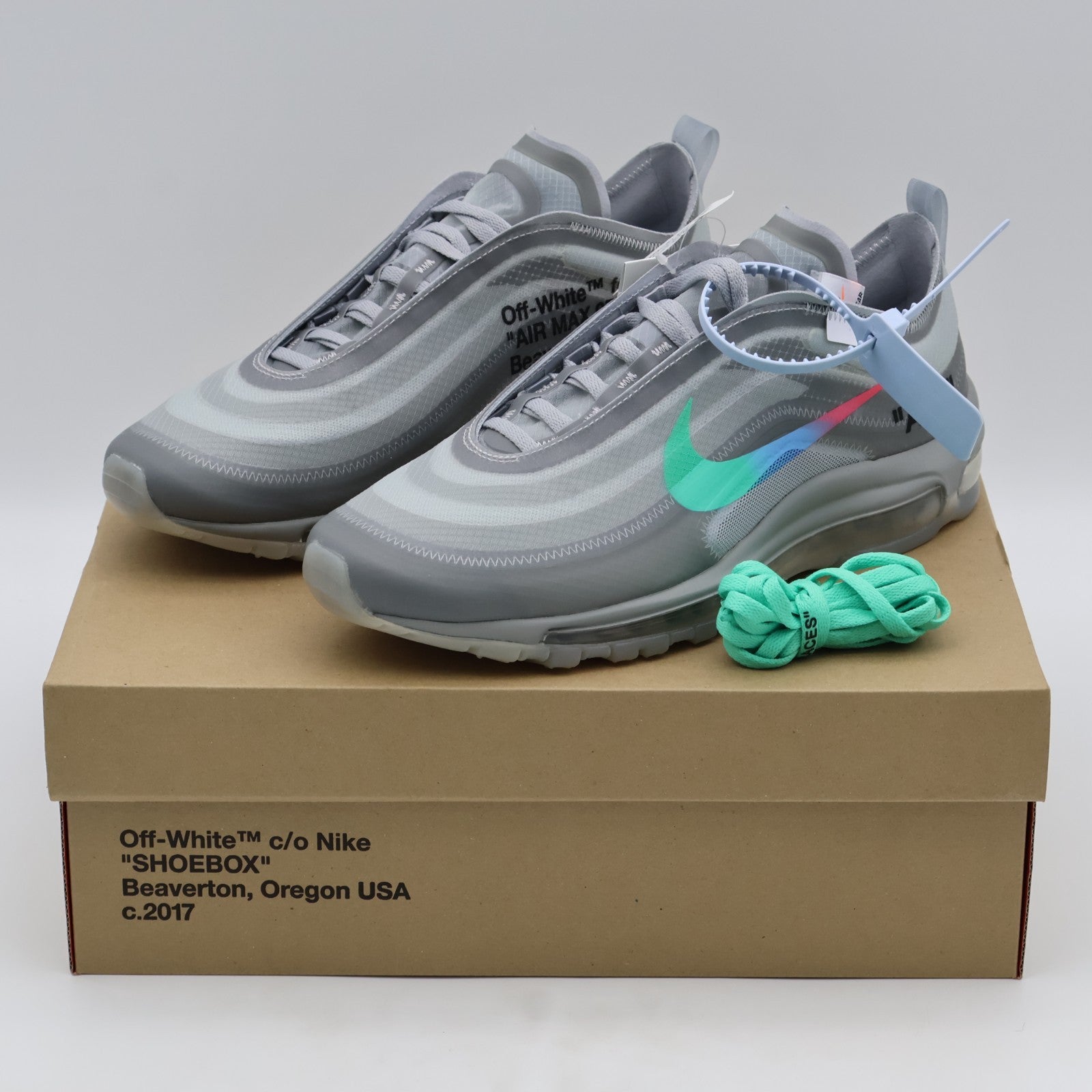 AJ4585-101 Off-White à Nike Air Max 97 Grey (Men's)