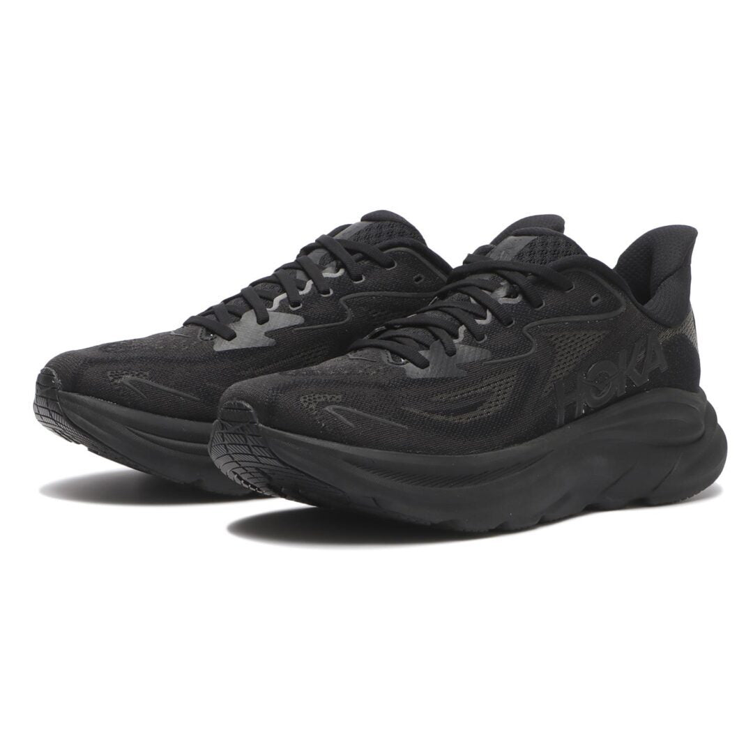 1162030-BBLC Hoka Clifton 10 Black Black (Men's)
