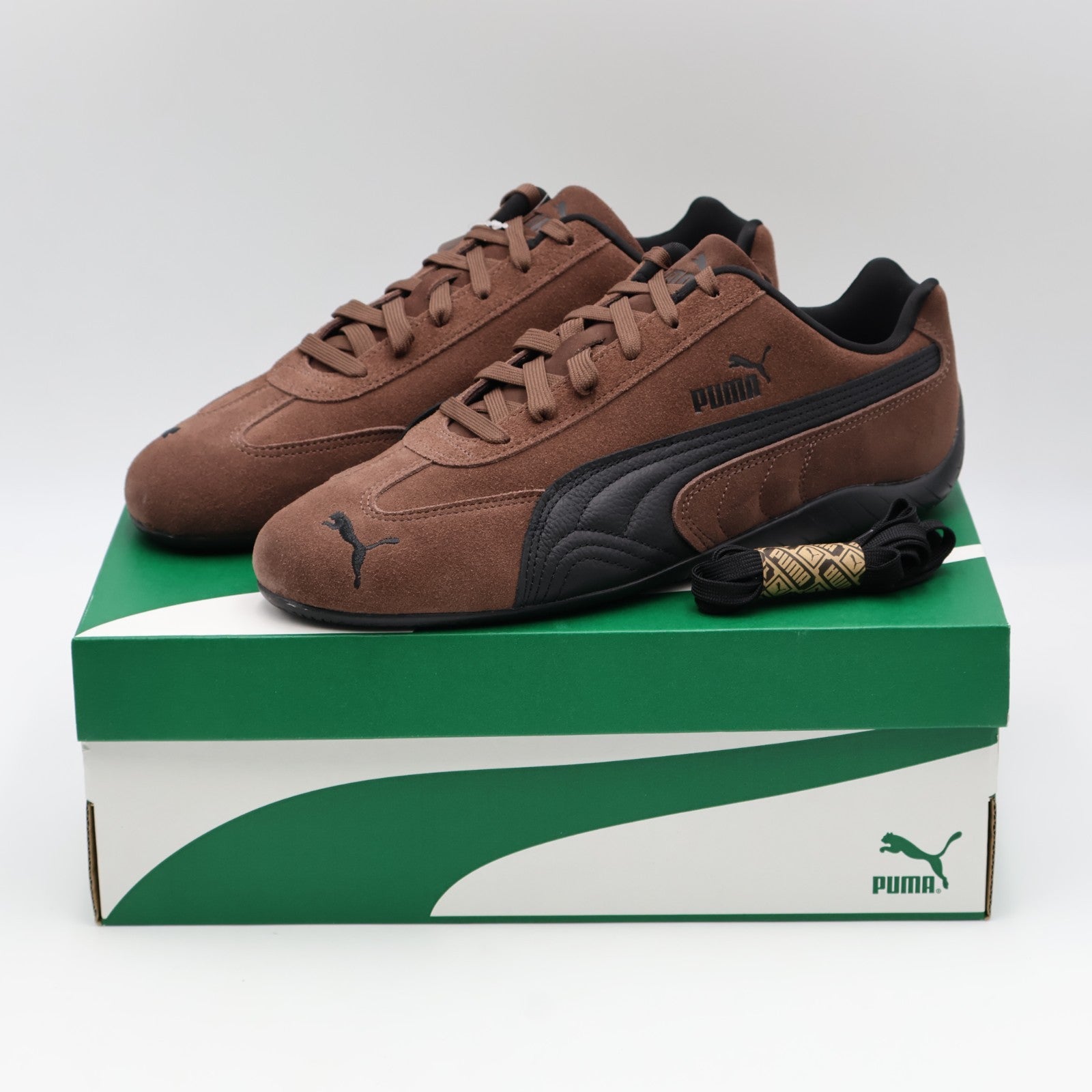 406329-82 Puma Speedcat Chestnut Brown Puma Black (BILLY'S Exclusive) (Men's)