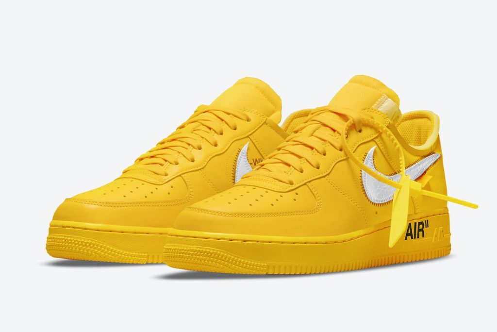 DD1876-700 Off-White à Nike Air Force 1 Low University Gold (Men's)