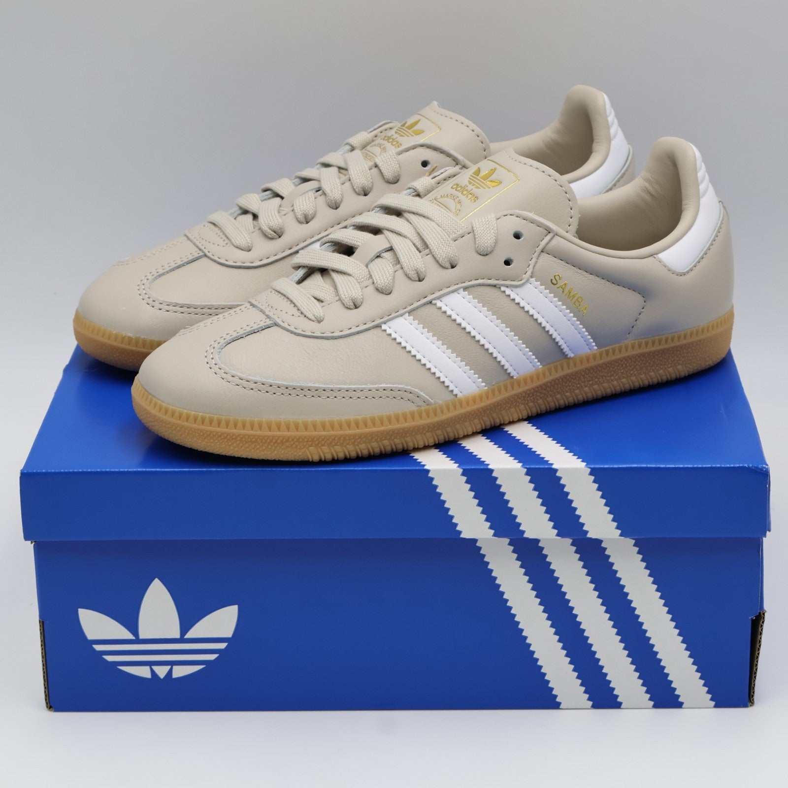 JR0883 adidas Originals Samba OG Beige Cloud White Gum (Men's)