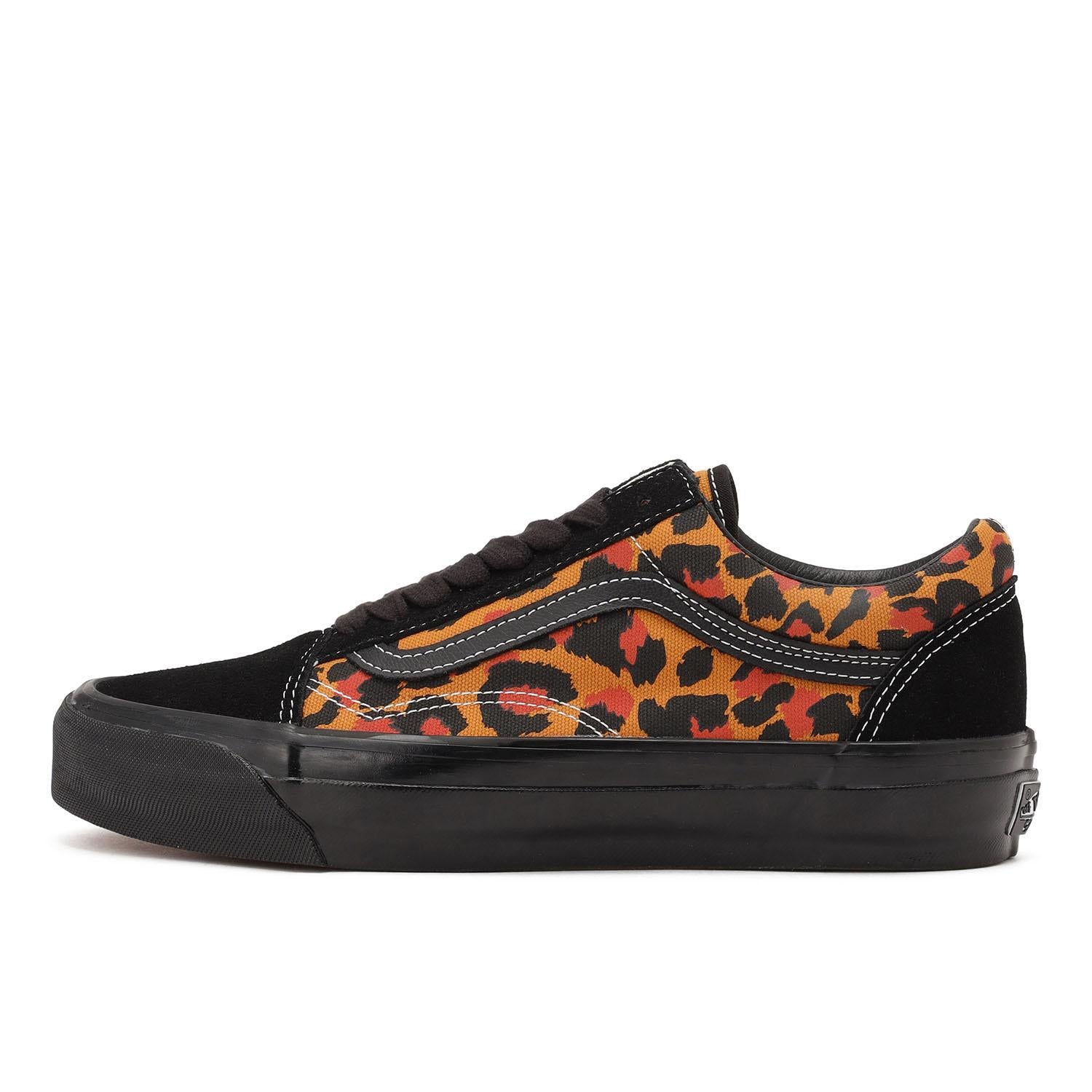 VN000D56BKA Vans Premium Old Skool Leopard Black Black (Men's)