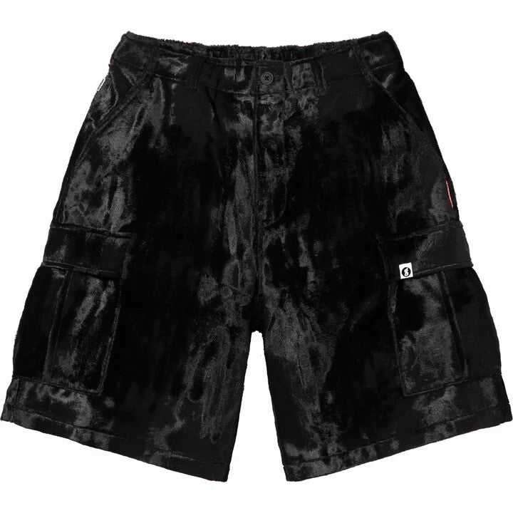 Supreme GOODENOUGH Crushed Rayon Cargo Short Black