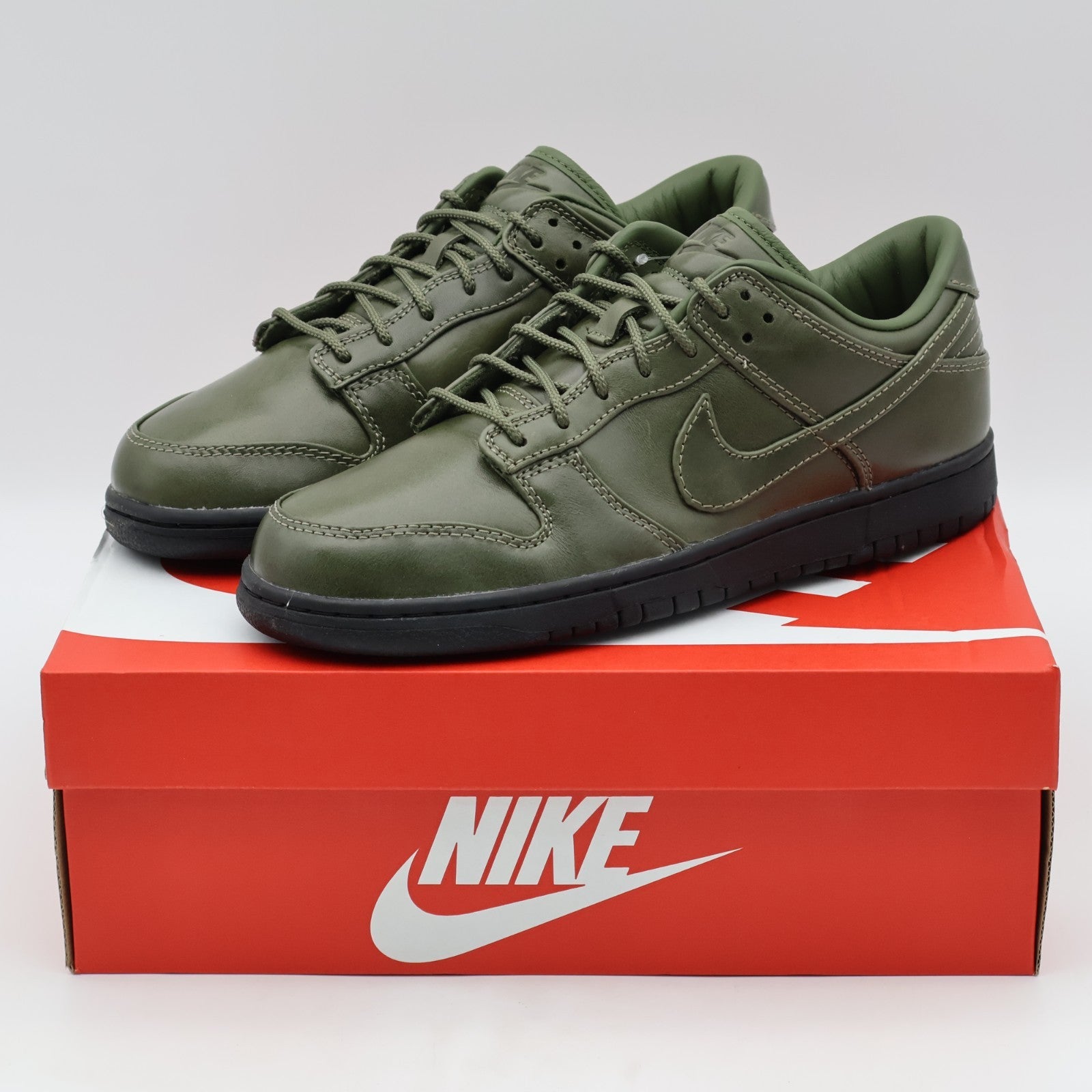 IQ3342-300 Nike Dunk Low Retro PRM QS Army Olive Black (Men's)