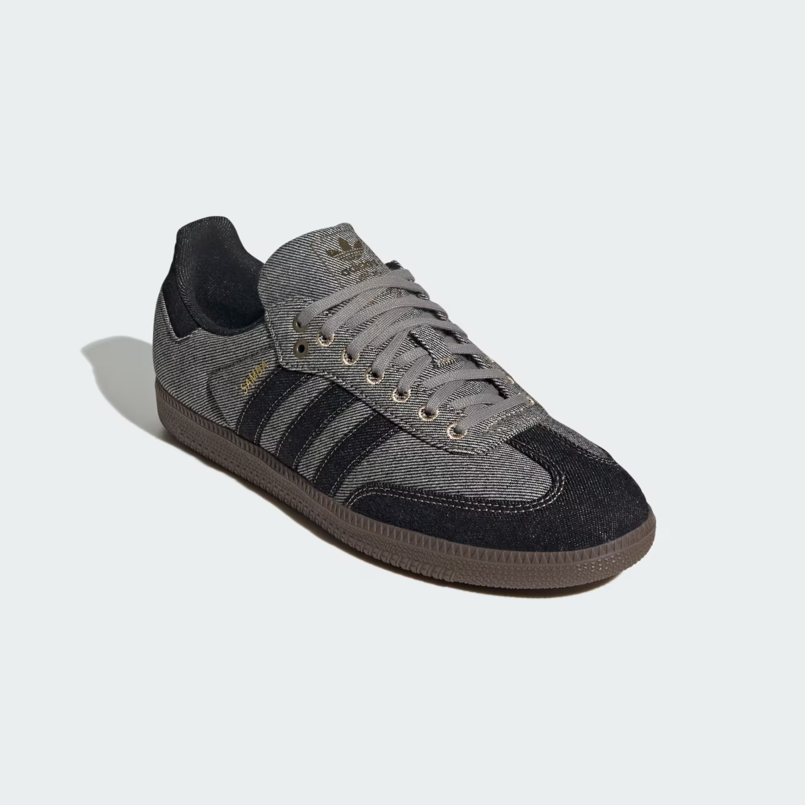 KJ8859 adidas Originals Samba OG Grey Core Black Gum (Men's)
