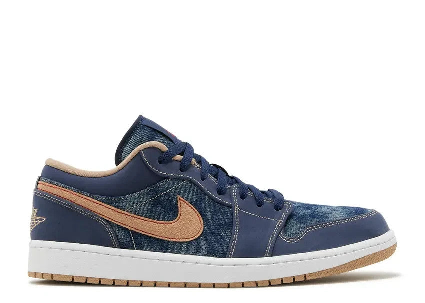 DH1259-400 Nike Air Jordan 1 Low "Denim" (Men's)