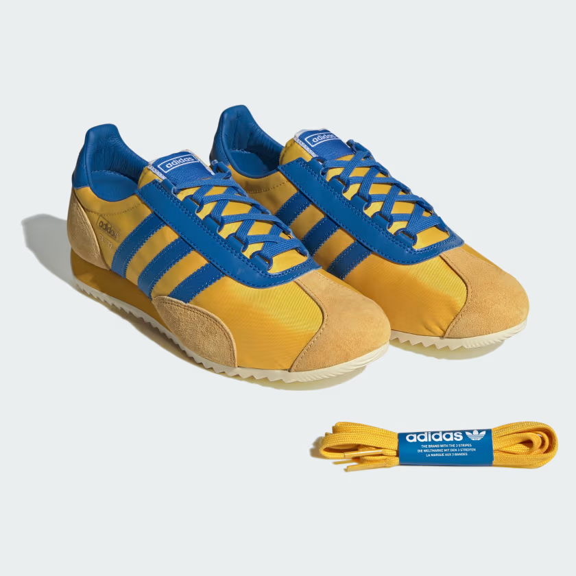 JR3638 adidas SL72 PT Bold Gold Bright Royal Royal Blue (Men's)