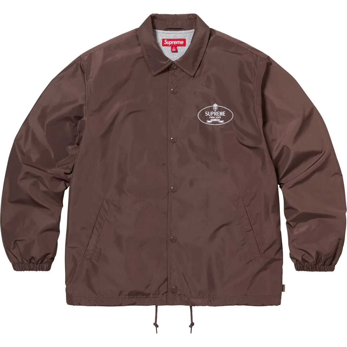 Supreme Crest Coaches Jacket Brown