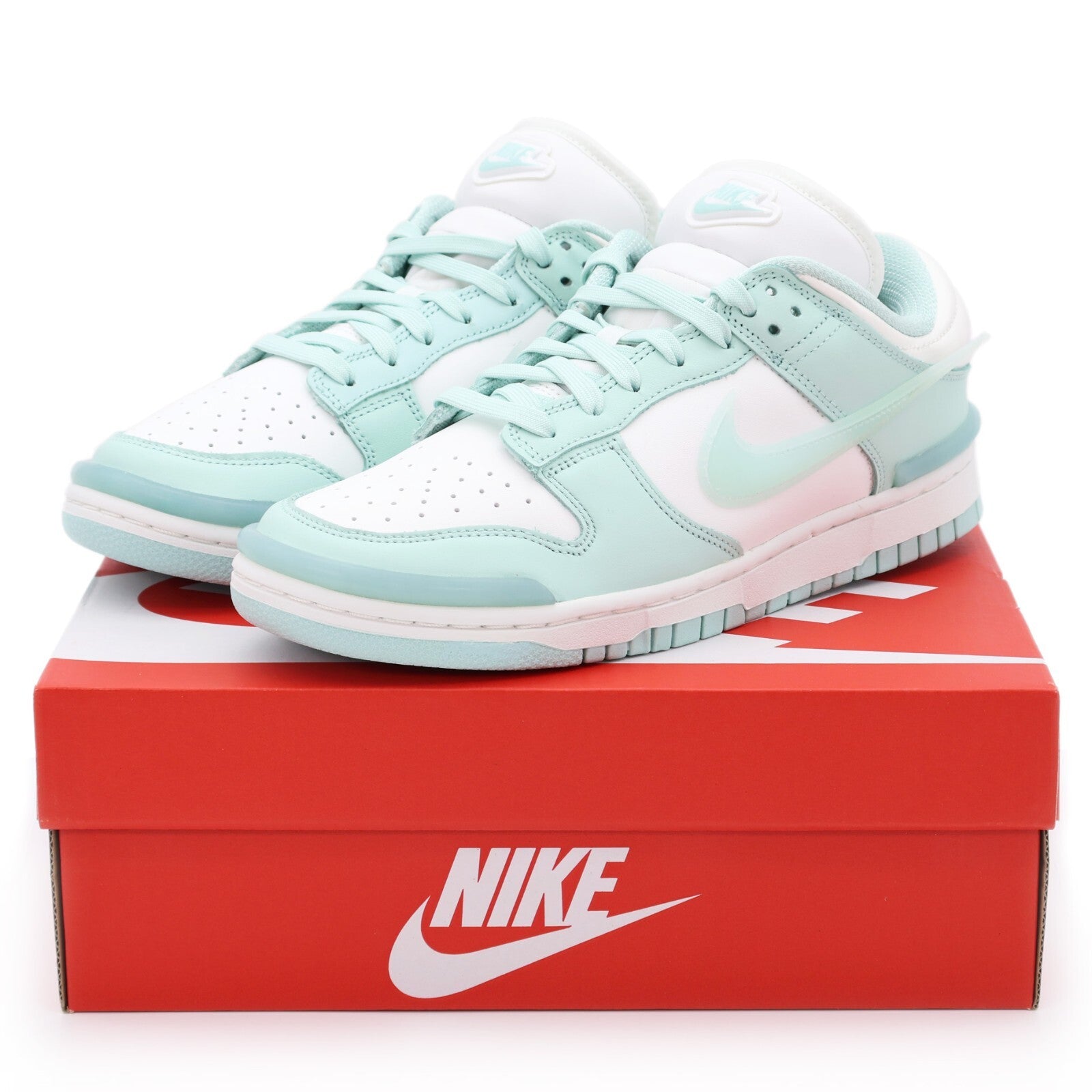 DZ2794-101 Nike Dunk Low Twist Summit White Jade Ice Mint Blue Ocean (Women's)