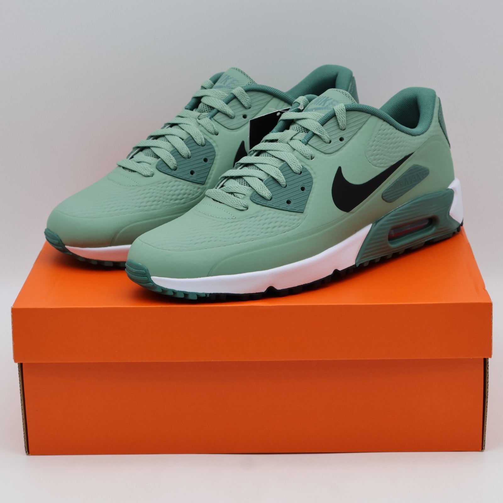 HV9305-300 Nike Air Max 90 Golf Silver Pine Bicoastal Black (Men's)