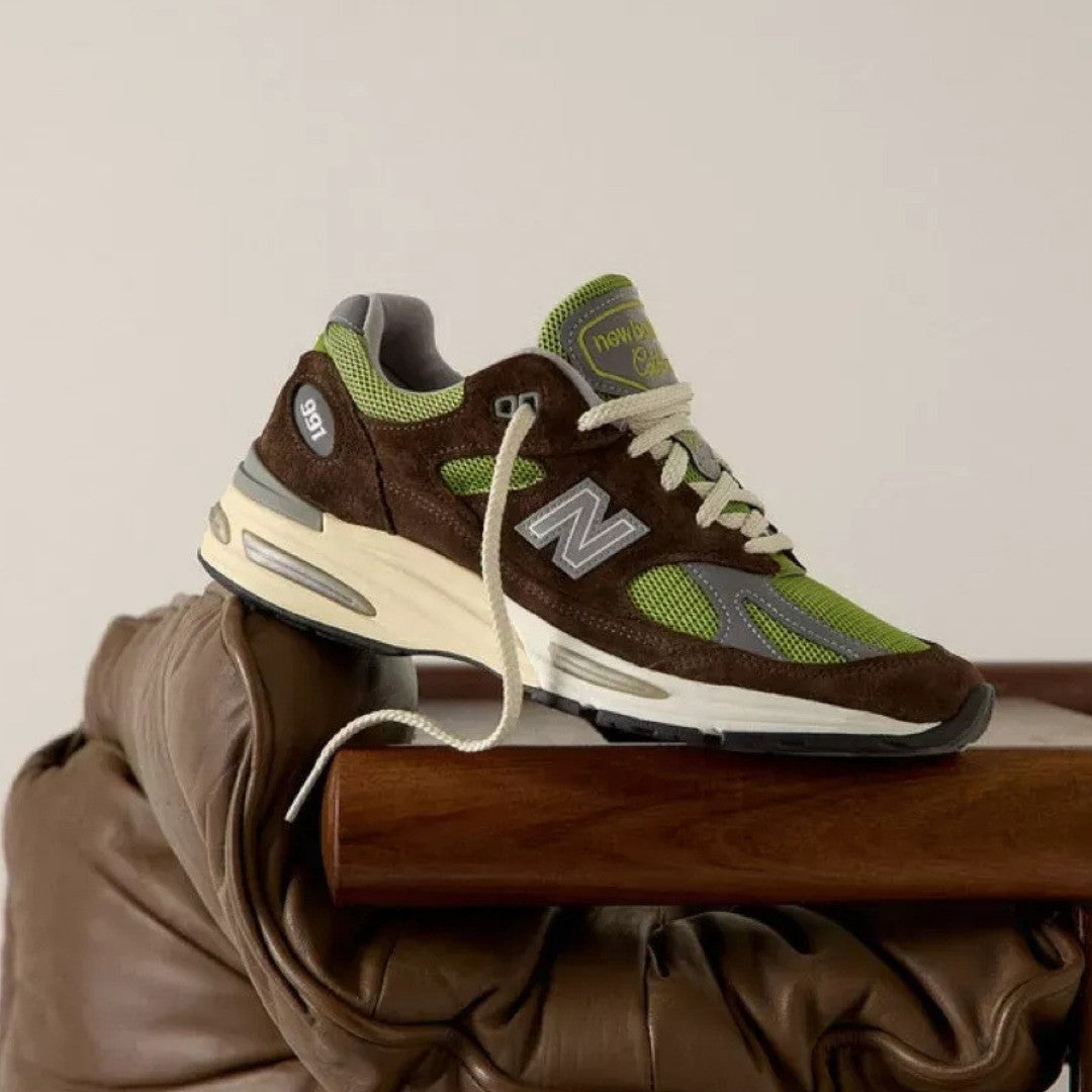 U991CK2 Danielle Cathari New Balance 991V2 Reverse Matcha (Men's)