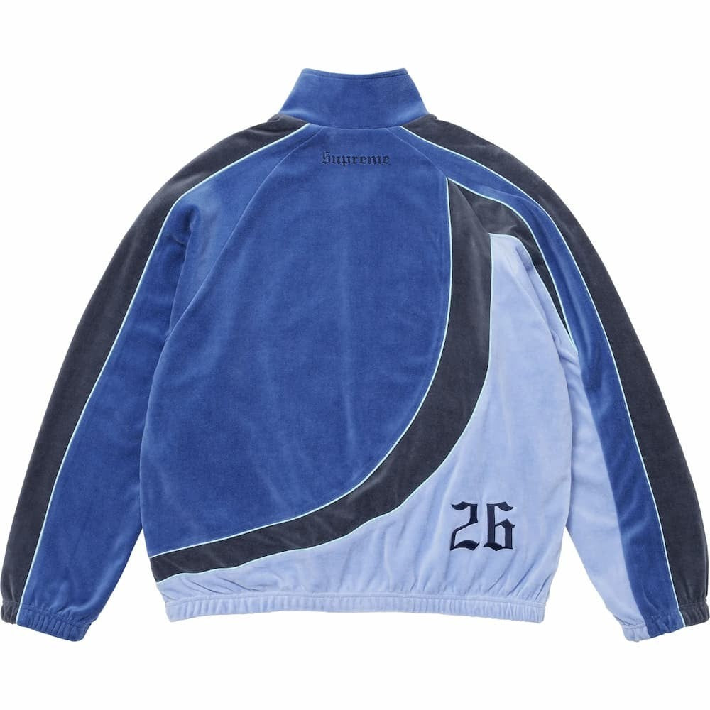 Supreme Umbro Velour Track Jacket Blue