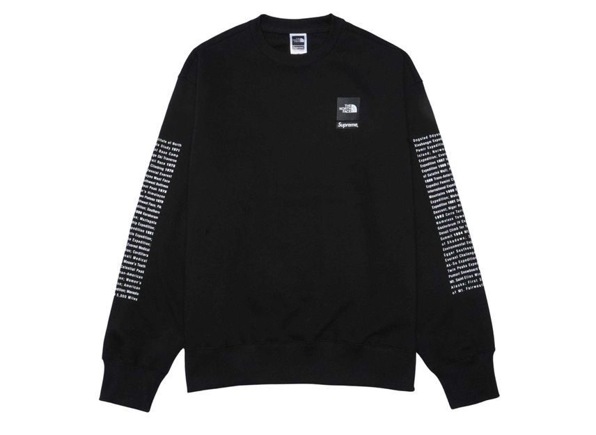 Supreme The North Face Crewneck Black